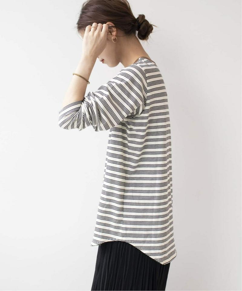 コットンボーダースカーフプルオーバー◆（JOURNAL STANDARD relume）