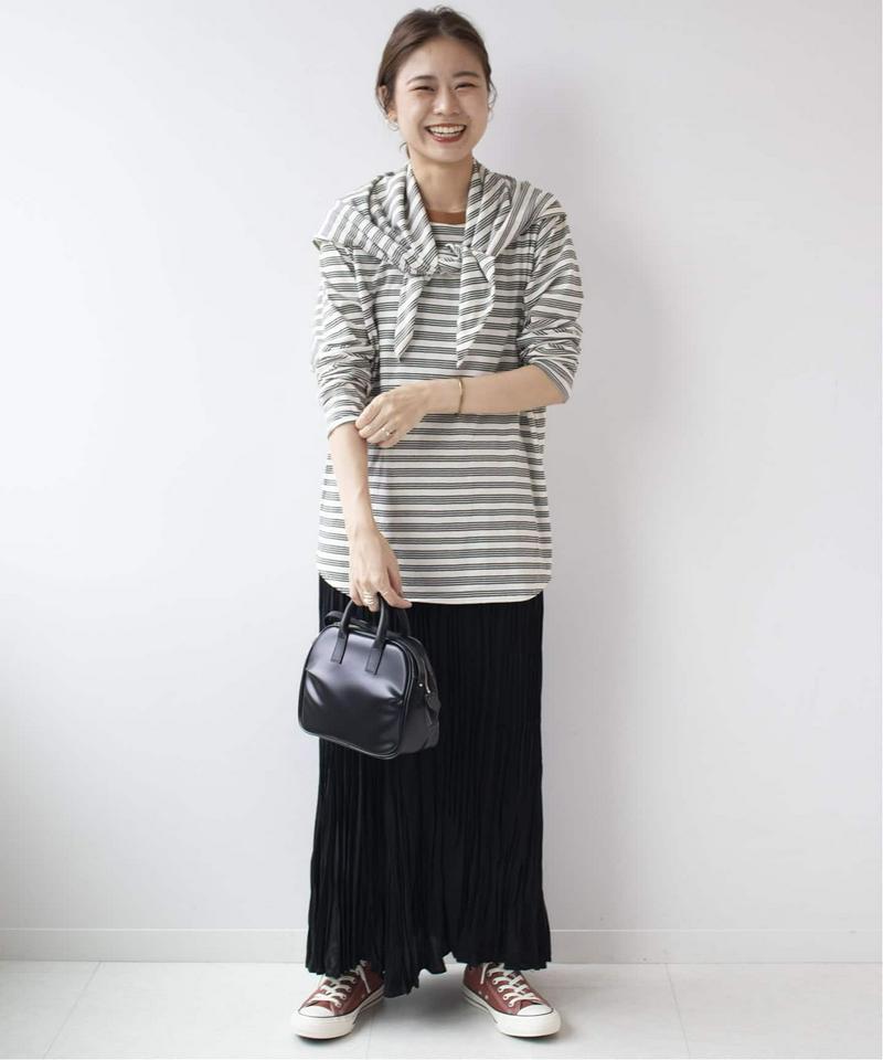 コットンボーダースカーフプルオーバー◆（JOURNAL STANDARD relume）