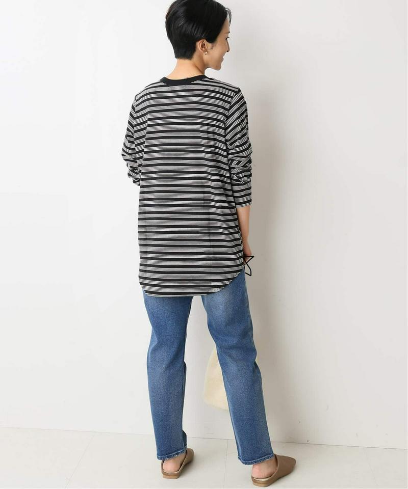 コットンボーダースカーフプルオーバー◆（JOURNAL STANDARD relume）