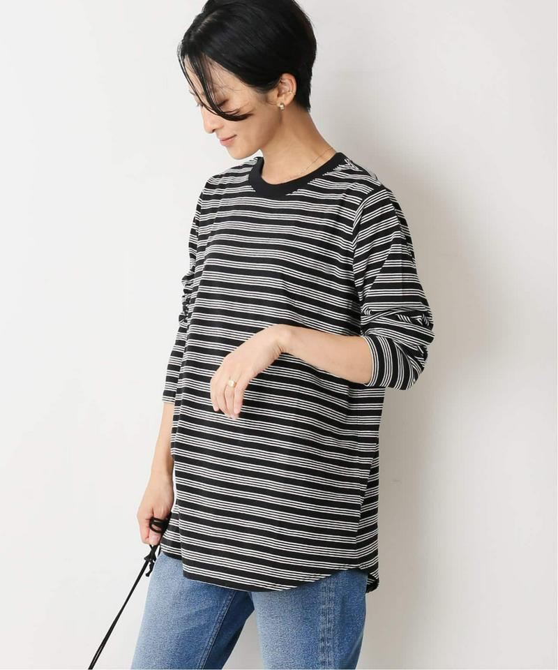 コットンボーダースカーフプルオーバー◆（JOURNAL STANDARD relume）