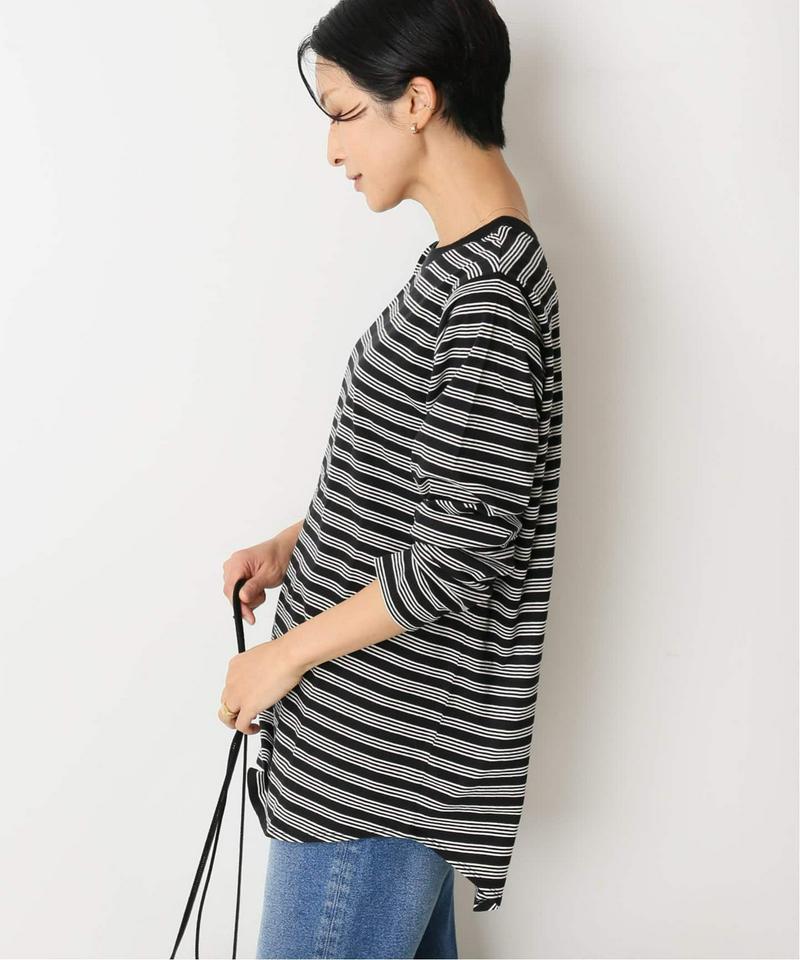 コットンボーダースカーフプルオーバー◆（JOURNAL STANDARD relume）