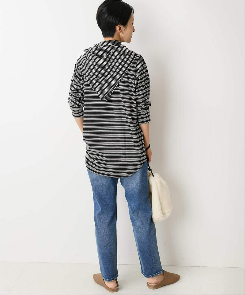 コットンボーダースカーフプルオーバー◆（JOURNAL STANDARD relume）