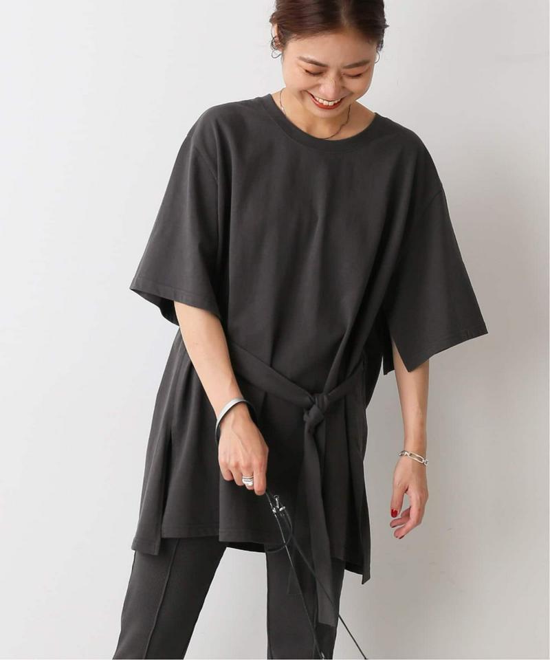 【Miho Tanaka × relume】ベルテッドスリットTシャツ◆（JOURNAL STANDARD relume）