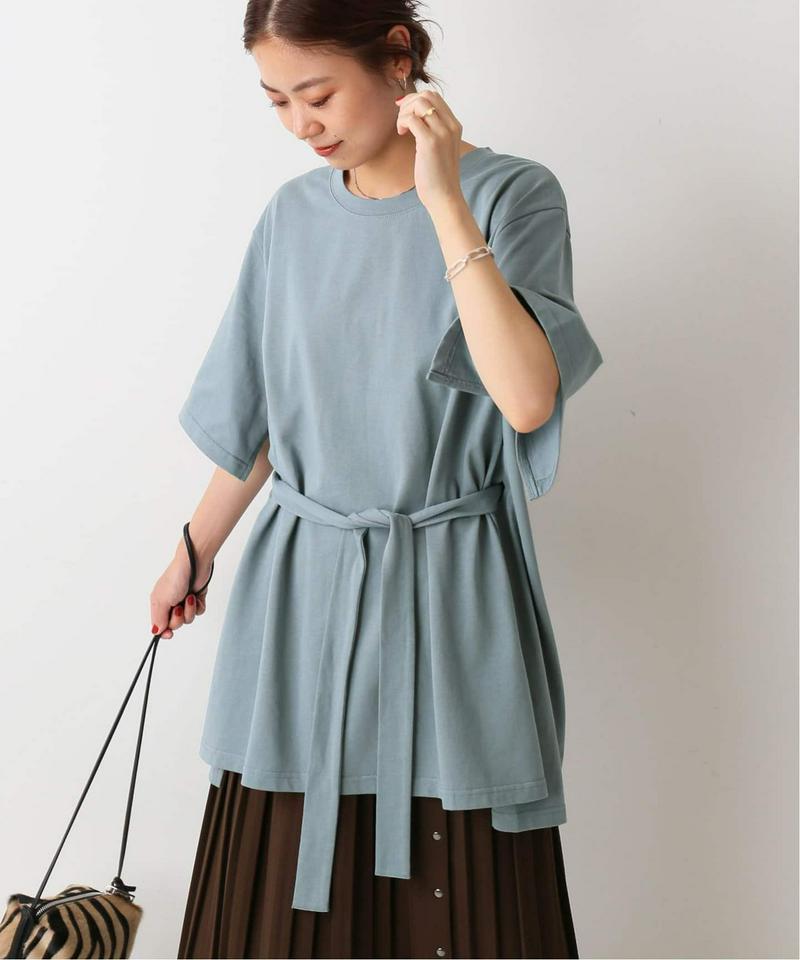 【Miho Tanaka × relume】ベルテッドスリットTシャツ◆（JOURNAL STANDARD relume）
