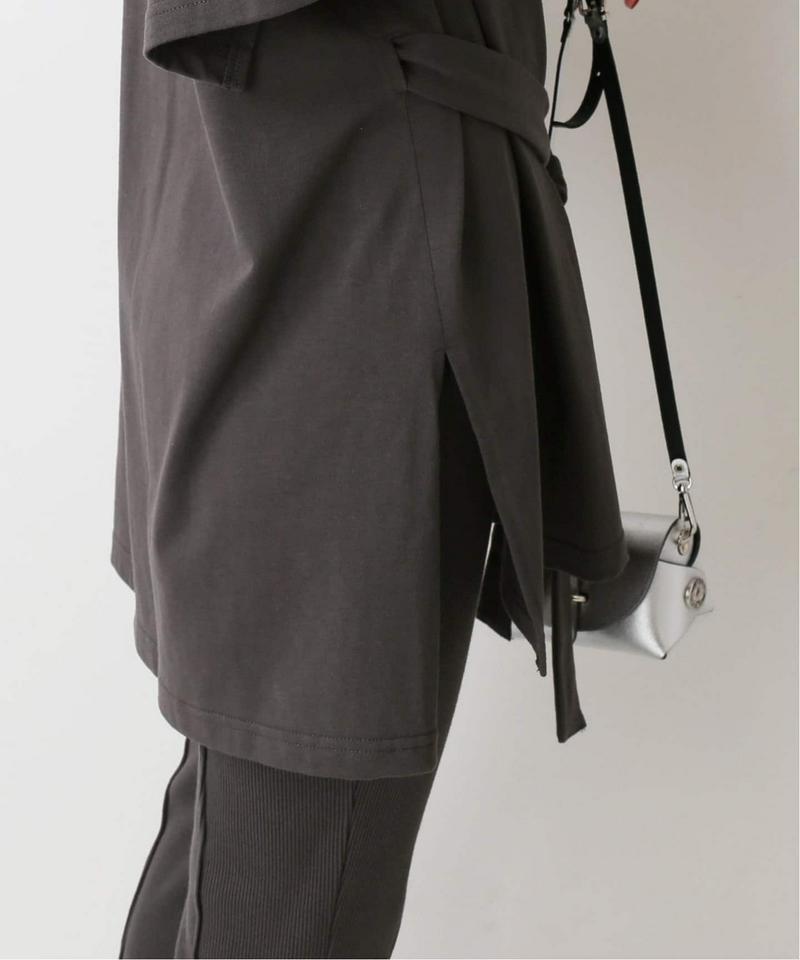 【Miho Tanaka × relume】ベルテッドスリットTシャツ◆（JOURNAL STANDARD relume）