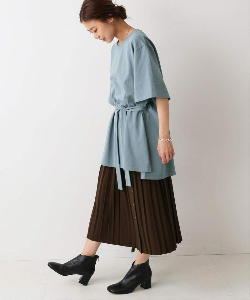 【Miho Tanaka × relume】ベルテッドスリットTシャツ◆（JOURNAL STANDARD relume）