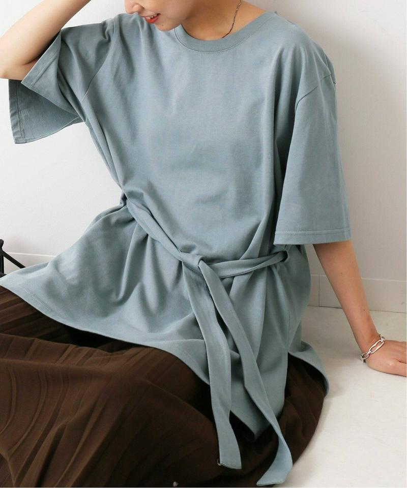 【Miho Tanaka × relume】ベルテッドスリットTシャツ◆（JOURNAL STANDARD relume）