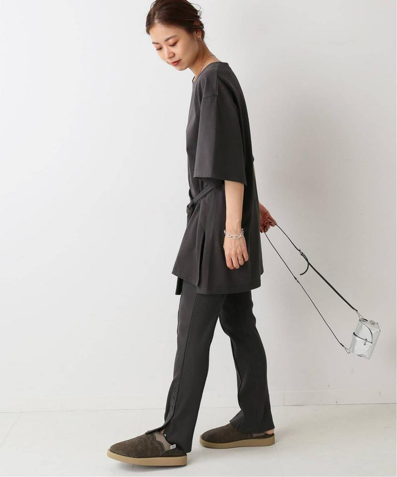 【Miho Tanaka × relume】ベルテッドスリットTシャツ◆（JOURNAL STANDARD relume）