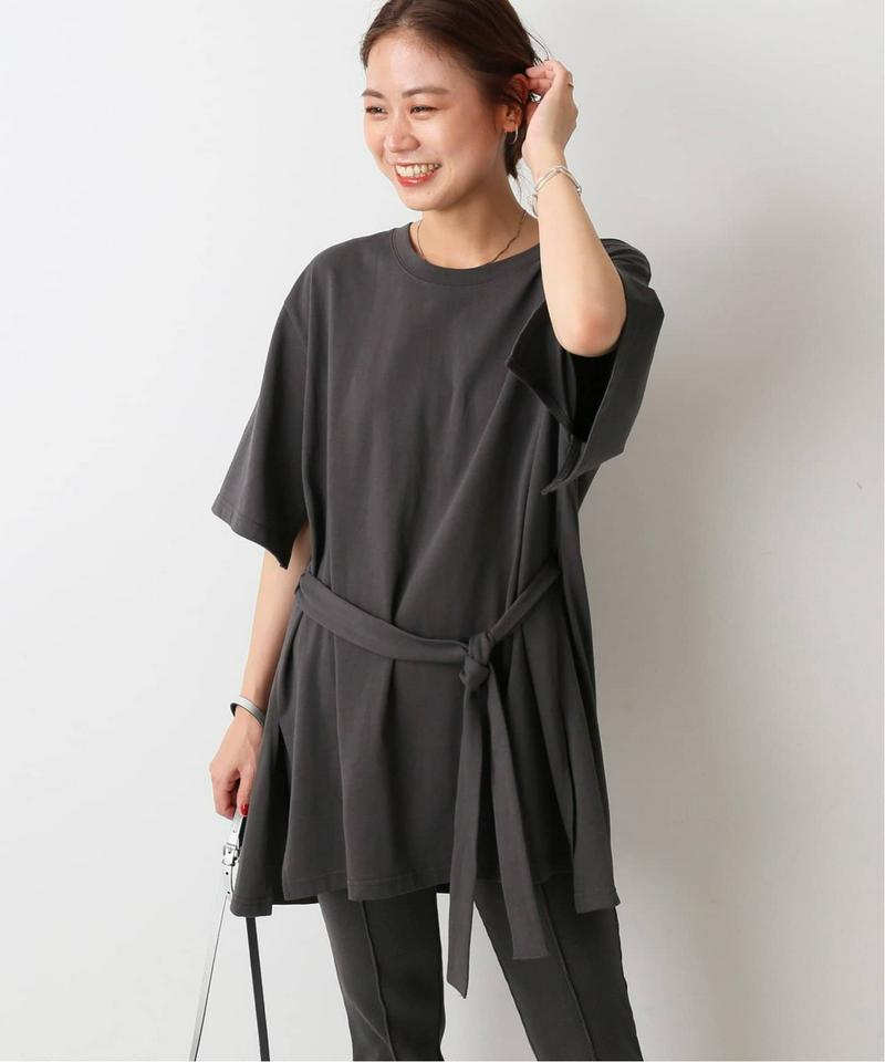 【Miho Tanaka × relume】ベルテッドスリットTシャツ◆（JOURNAL STANDARD relume）
