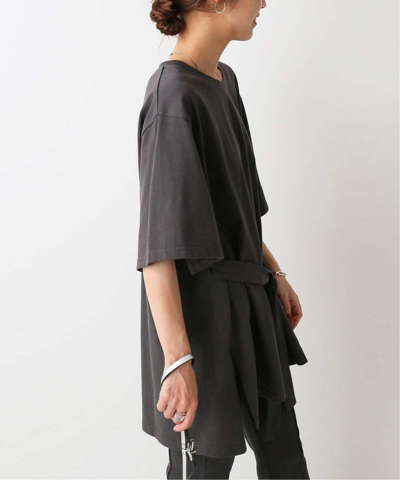 【Miho Tanaka × relume】ベルテッドスリットTシャツ◆（JOURNAL STANDARD relume）