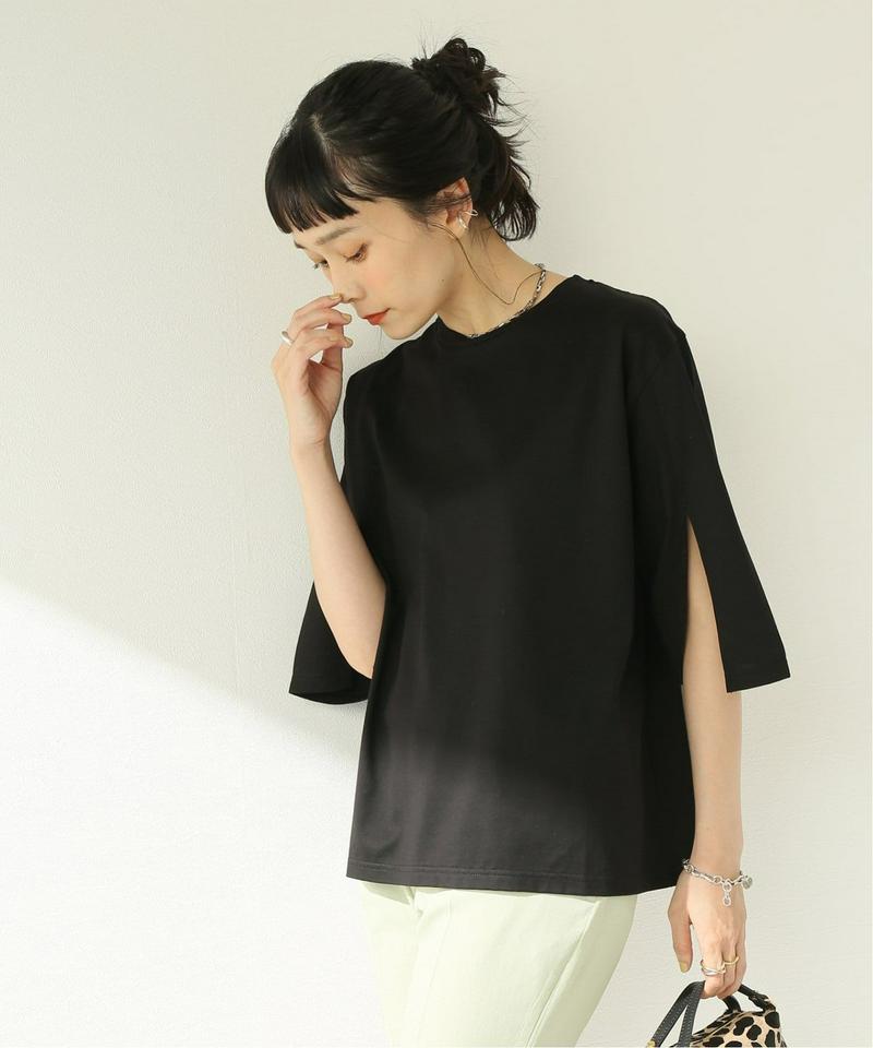 スリットスリーブTシャツ◆（JOURNAL STANDARD relume）