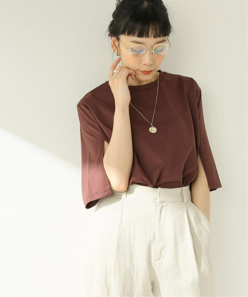 スリットスリーブTシャツ◆（JOURNAL STANDARD relume）