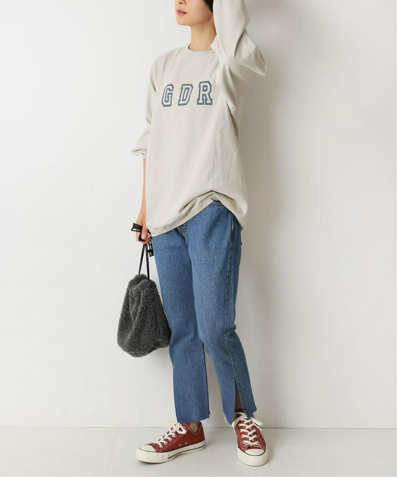 【Goodwear/グッドウェア】C/N L/S WITH CUFFHEM RIB：カットソー◆（JOURNAL STANDARD relume）