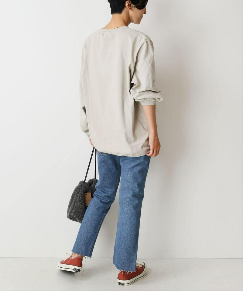 【Goodwear/グッドウェア】C/N L/S WITH CUFFHEM RIB：カットソー◆（JOURNAL STANDARD relume）