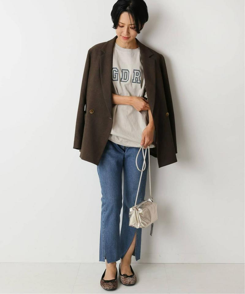 【Goodwear/グッドウェア】C/N L/S WITH CUFFHEM RIB：カットソー◆（JOURNAL STANDARD relume）