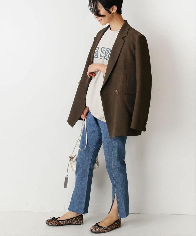 【Goodwear/グッドウェア】C/N L/S WITH CUFFHEM RIB：カットソー◆（JOURNAL STANDARD relume）