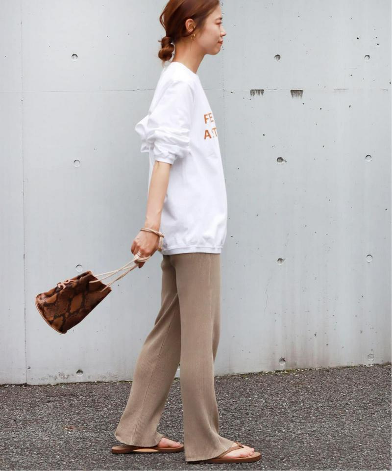 【Goodwear/グッドウェア】C/N L/S WITH CUFFHEM RIB：カットソー◆（JOURNAL STANDARD relume）