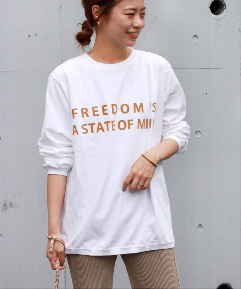 【Goodwear/グッドウェア】C/N L/S WITH CUFFHEM RIB：カットソー◆（JOURNAL STANDARD relume）