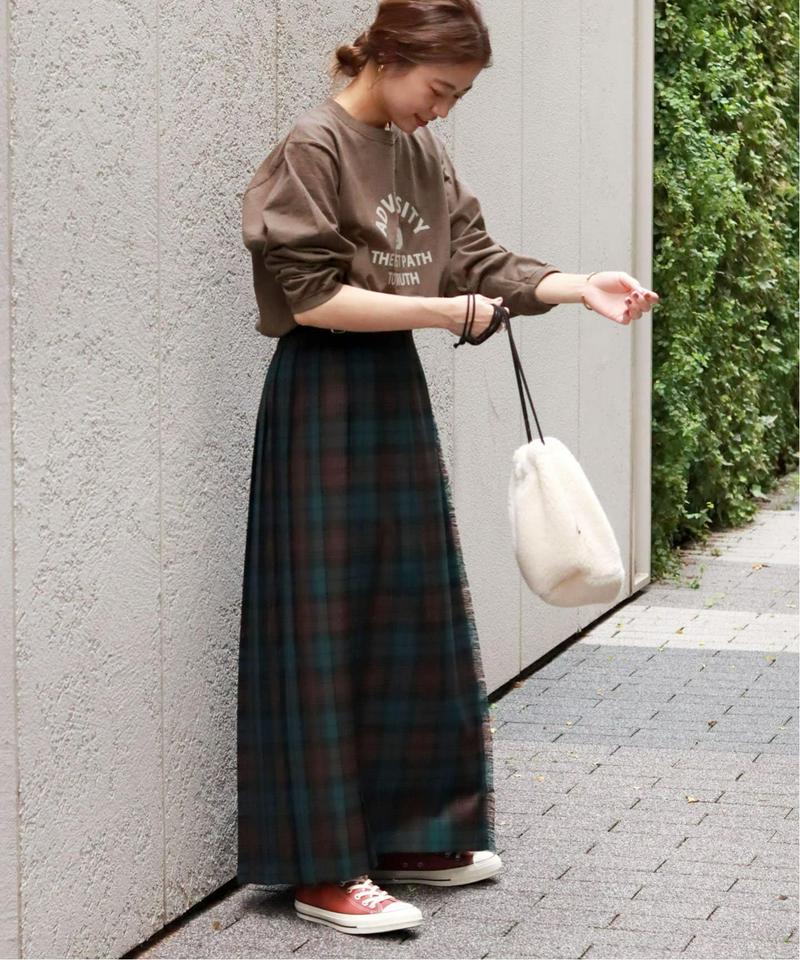 【Goodwear/グッドウェア】C/N L/S WITH CUFFHEM RIB：カットソー◆（JOURNAL STANDARD relume）