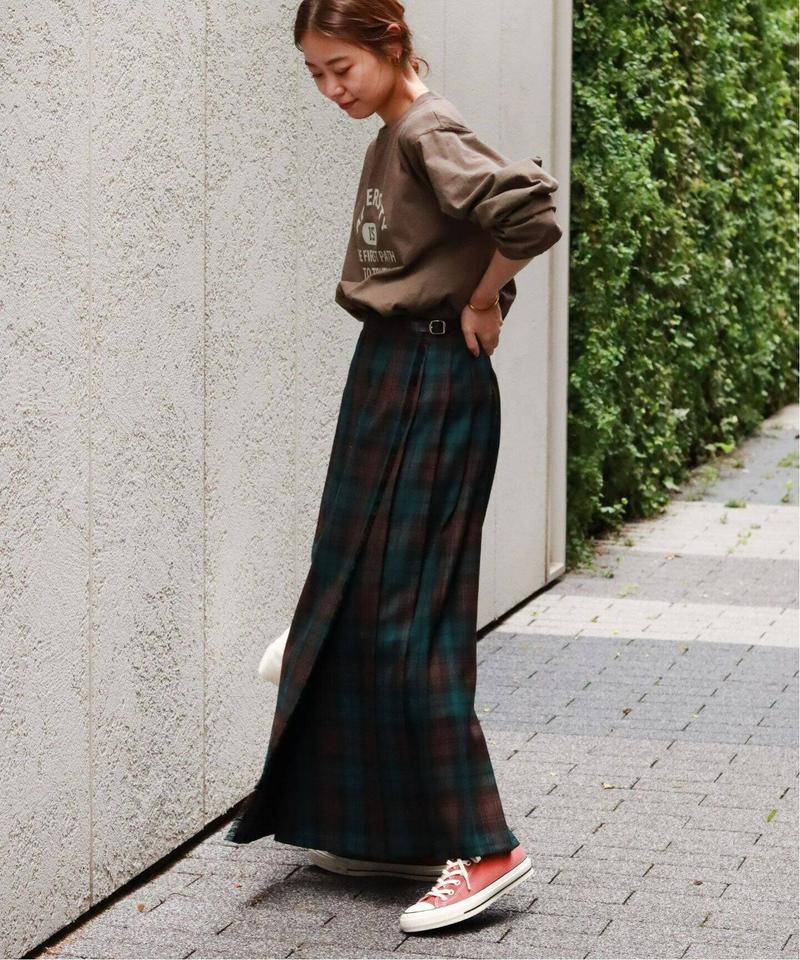 【Goodwear/グッドウェア】C/N L/S WITH CUFFHEM RIB：カットソー◆（JOURNAL STANDARD relume）