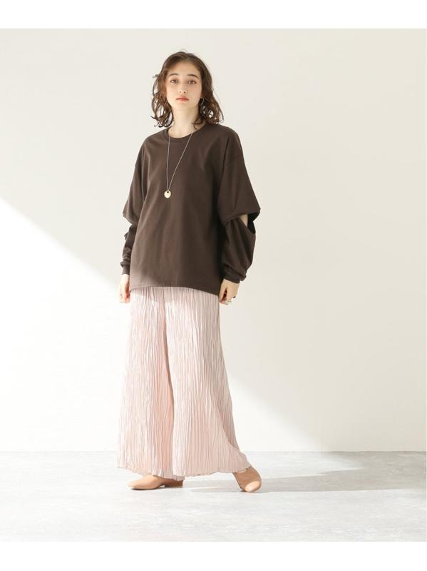 【PRE_/プレ】EB OPEN LS T:カットソー◆