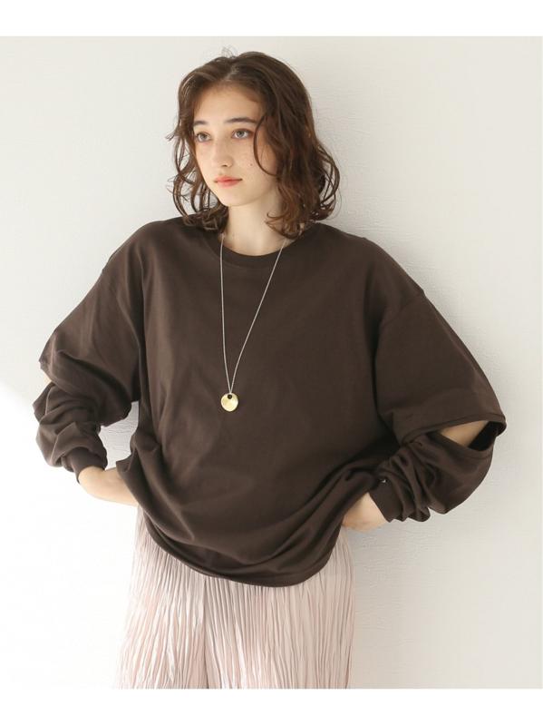 【PRE_/プレ】EB OPEN LS T:カットソー◆
