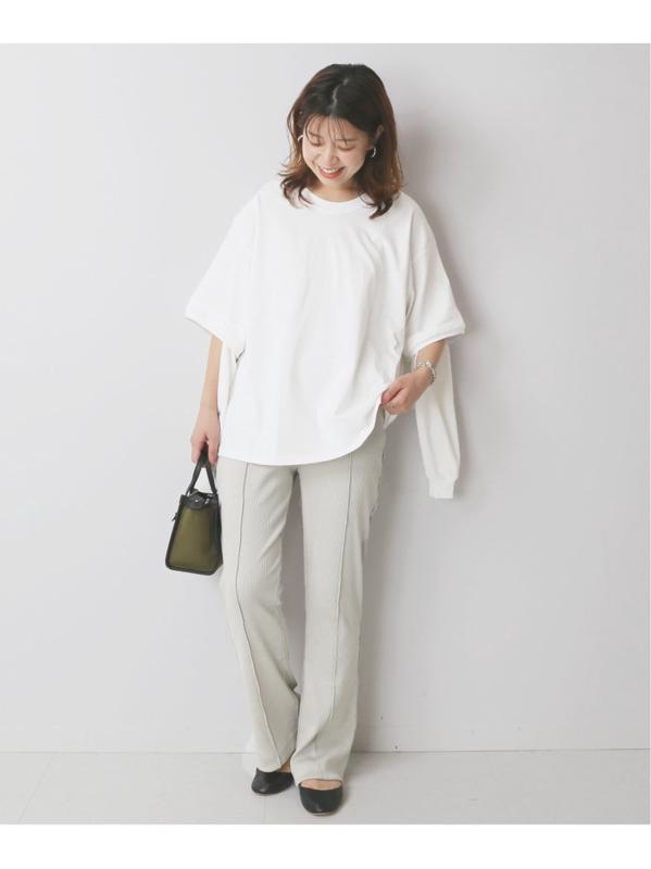 【PRE_/プレ】EB OPEN LS T:カットソー◆