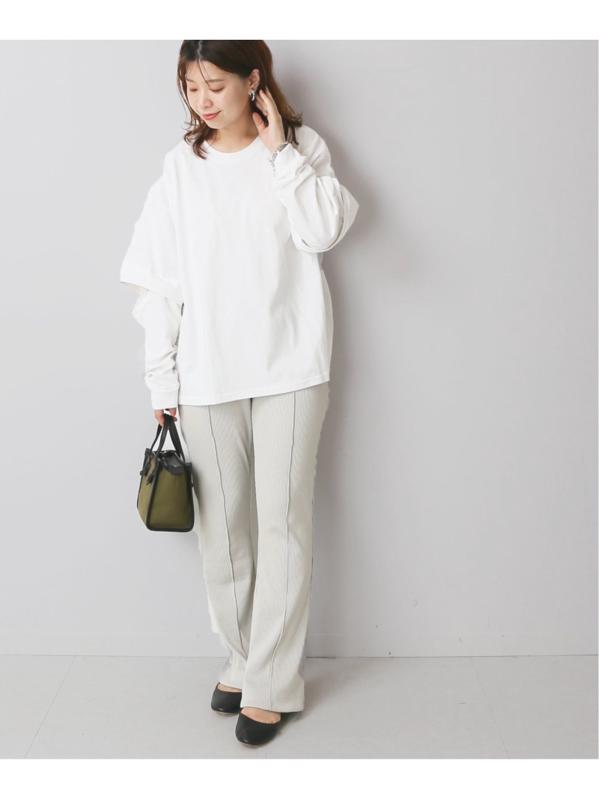 【PRE_/プレ】EB OPEN LS T:カットソー◆