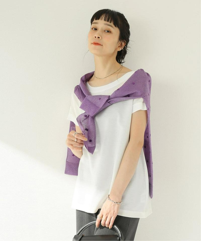 リヨセル天竺フレンチスリーブTシャツ◆（JOURNAL STANDARD relume）