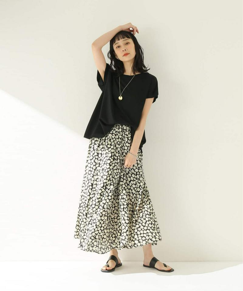 リヨセル天竺フレンチスリーブTシャツ◆（JOURNAL STANDARD relume）