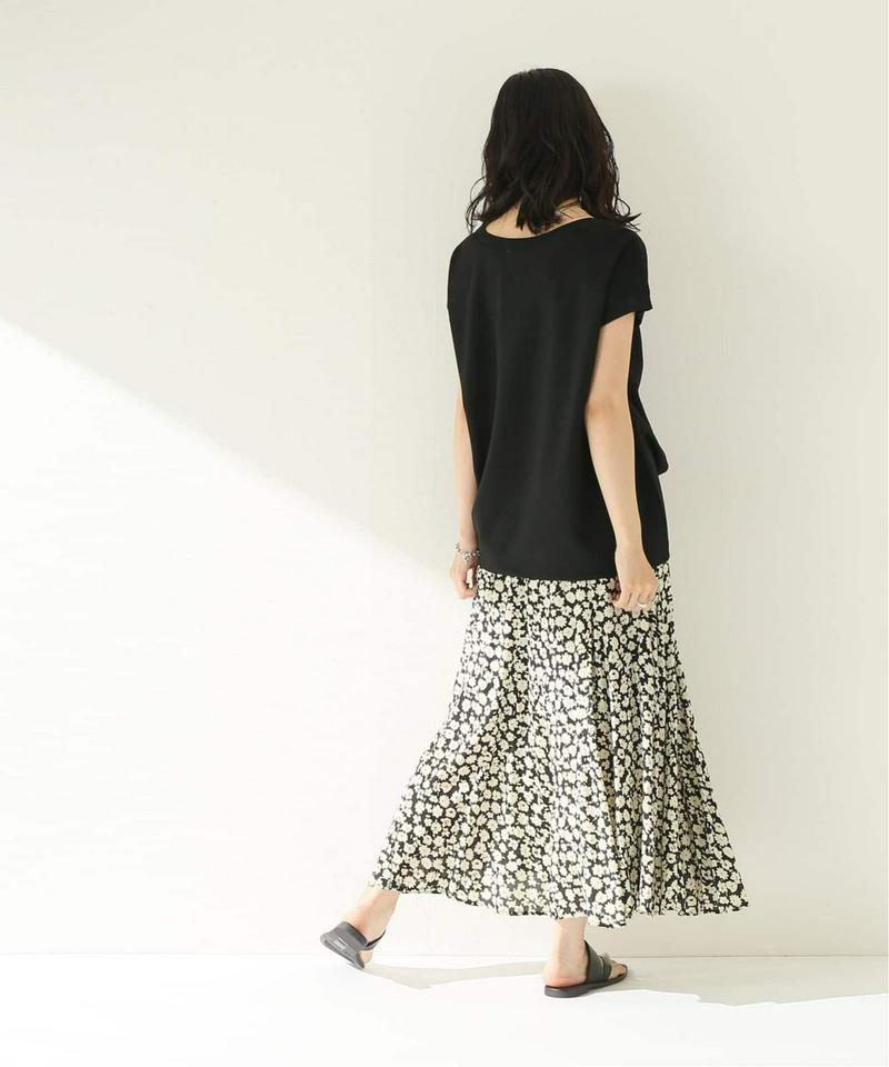 リヨセル天竺フレンチスリーブTシャツ◆（JOURNAL STANDARD relume）