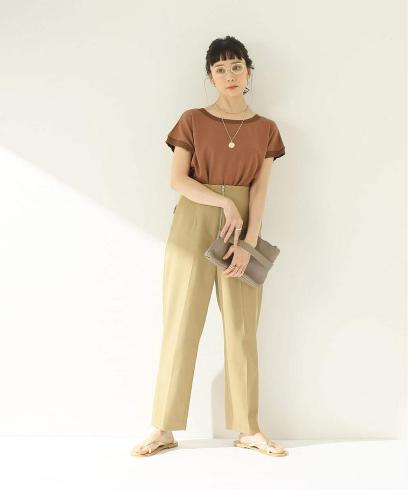 リヨセル天竺フレンチスリーブTシャツ◆（JOURNAL STANDARD relume）