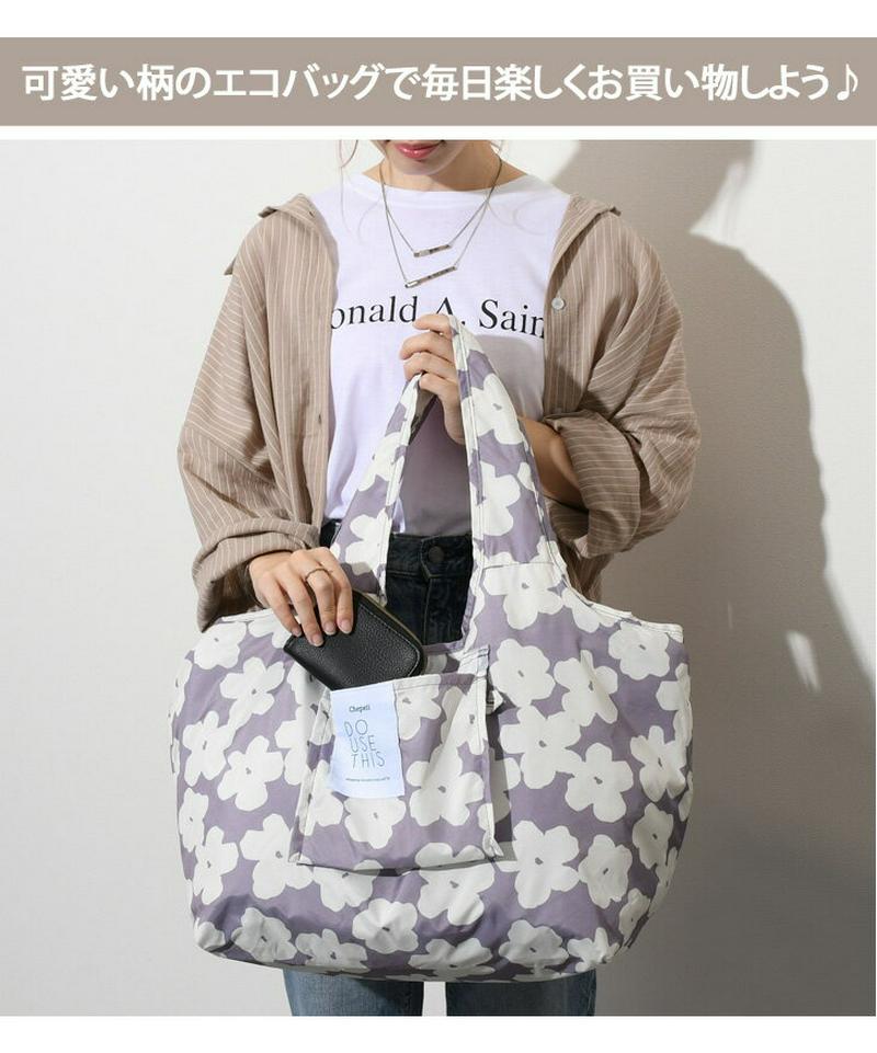 保冷 花柄 ドット レジカゴ バッグ エコバッグ れじ かご トートバッグ エコバック おしゃれ 折りたたみ コンパクト 大きめ