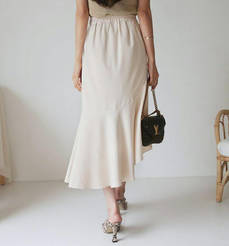 【新作10%OFF】アンバランスマーメイドスカート・全4色・b60732 レディース【sk】【韓国 ファッション ボトムス スカ
