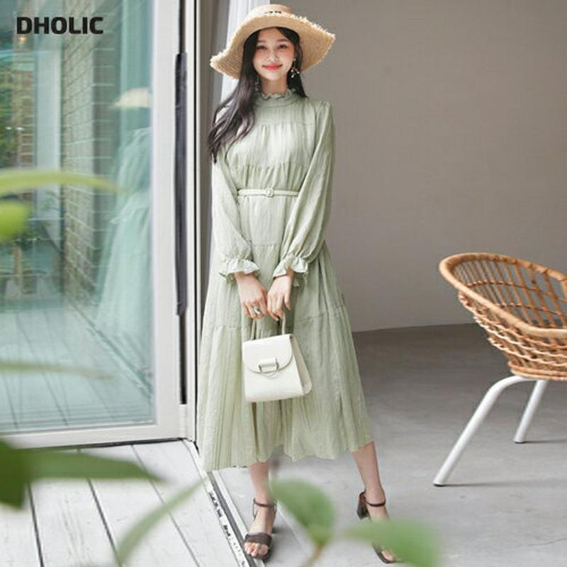 【新作10%OFF】フリルティアードワンピース・全3色・t60726 レディース【ops】【韓国 ファッション ワンピース ロン