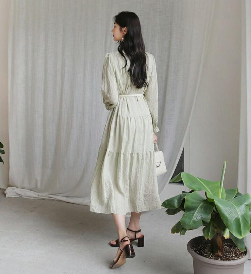 【新作10%OFF】フリルティアードワンピース・全3色・t60726 レディース【ops】【韓国 ファッション ワンピース ロン