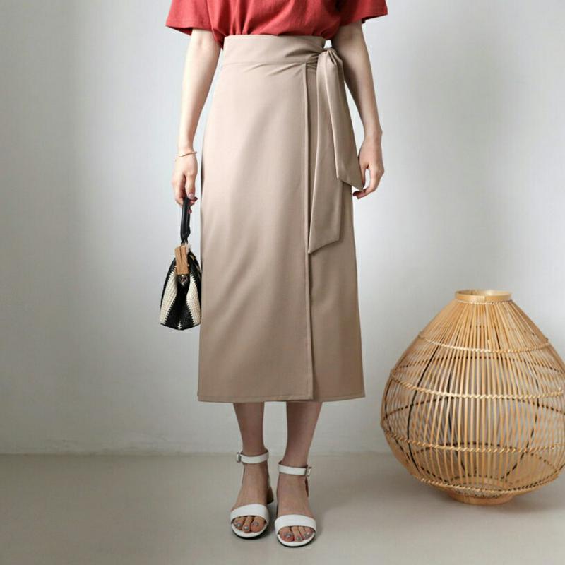 【新作10%OFF】スリットラップスカート・全3色・b63513 レディース【sk】【韓国 ファッション スカート ミディ丈 ミ