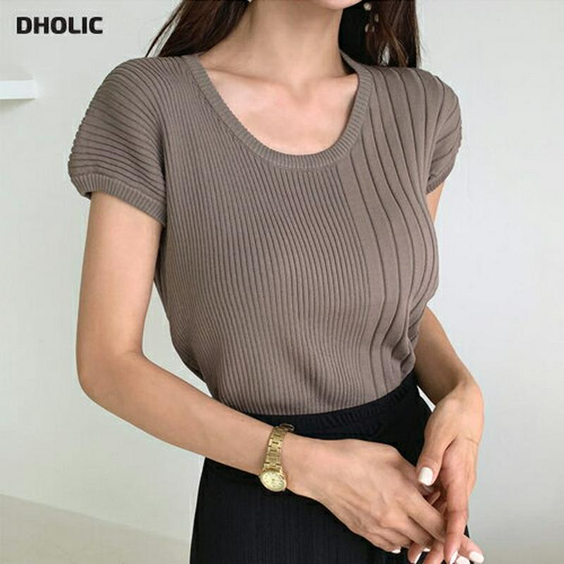 【新作10%OFF】アシメリブニット・全5色・b60529 レディース【tops】【韓国 ファッション トップス ニット ニット