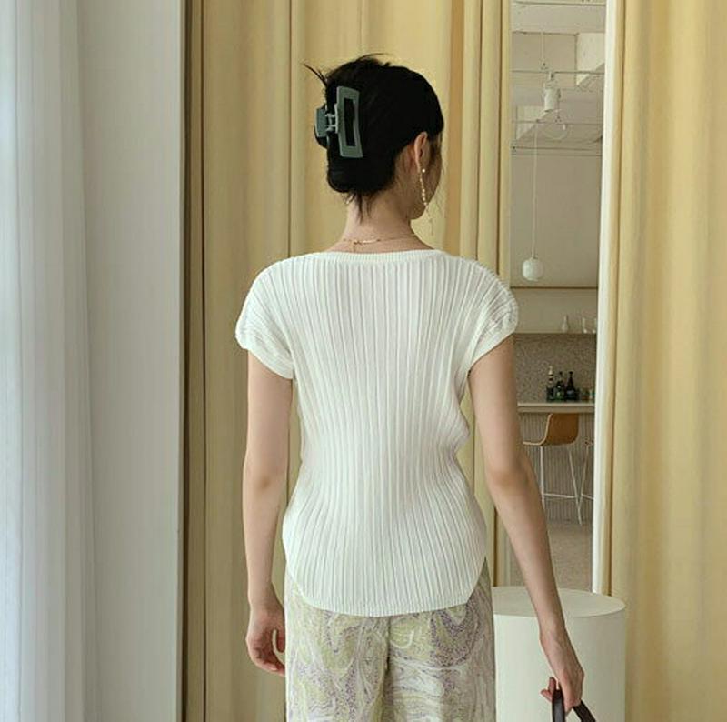 【新作10%OFF】アシメリブニット・全5色・b60529 レディース【tops】【韓国 ファッション トップス ニット ニット