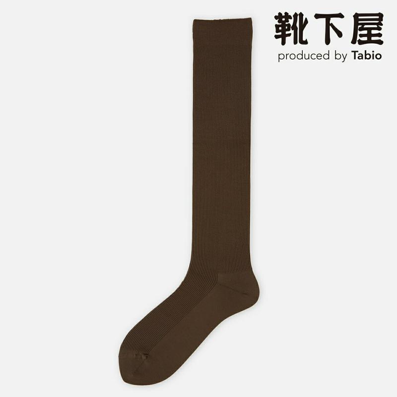 【全品送料無料★〜8/11 23:59迄】【あす楽】【靴下屋】 ドライナイロン1x1リブハイソックス / 靴下 タビオ Tabi