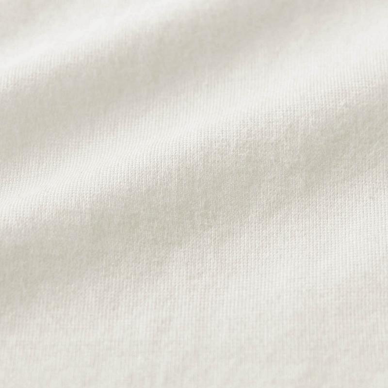 後ろサテン使いロングスリーブＴシャツ【汚れにくい白】（フェール アン カラン／FAIRE UN CALIN）