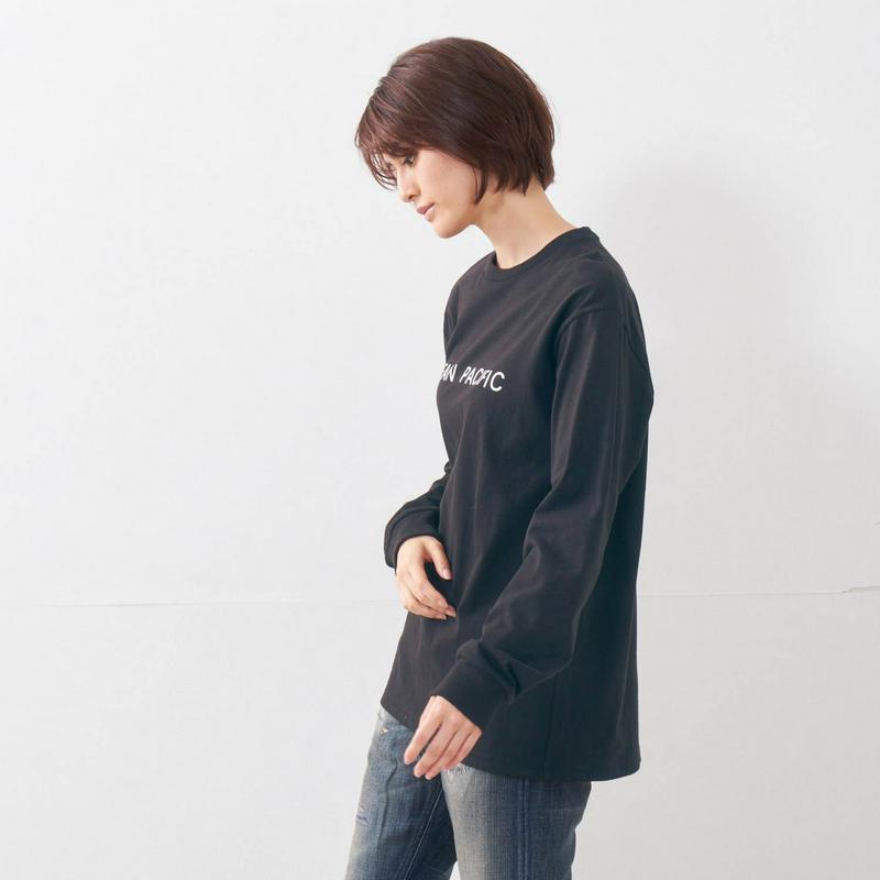 １枚でおしゃれ見せ♪バックプリント長袖Ｔシャツ【ホワイト／ＸＬサイズのみ】（オーシャンパシフィック/OCEAN PACIFIC）