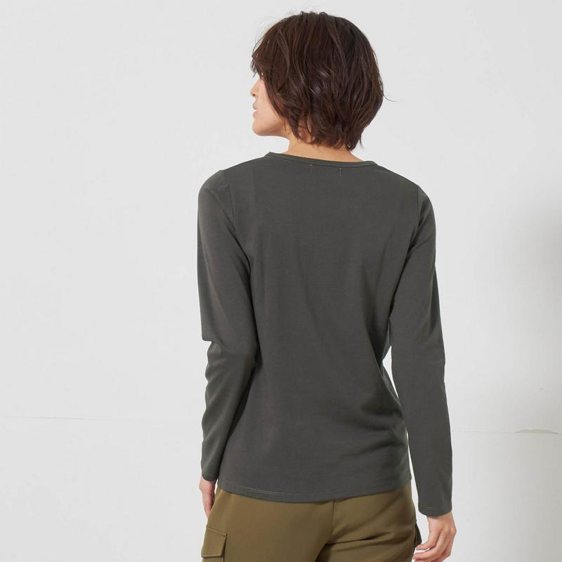 嬉しいＵＶケア機能付き！ブラシ刺しゅう長袖Ｔシャツ（ロゴス/LOGOS）
