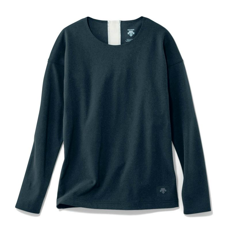 高機能素材なのにキレイ見え♪長袖Ｔシャツ【ＵＶケア・吸汗速乾】（デサント/DESCENTE）