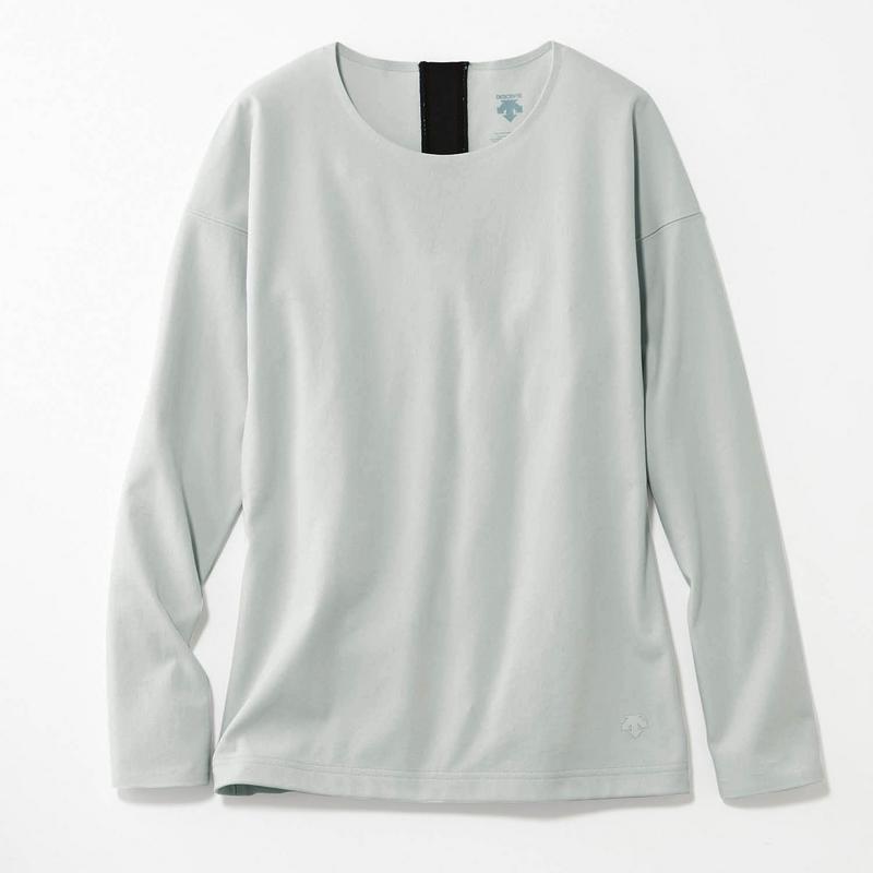 高機能素材なのにキレイ見え♪長袖Ｔシャツ【ＵＶケア・吸汗速乾】（デサント/DESCENTE）