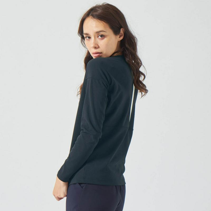 高機能素材なのにキレイ見え♪長袖Ｔシャツ【ＵＶケア・吸汗速乾】（デサント/DESCENTE）