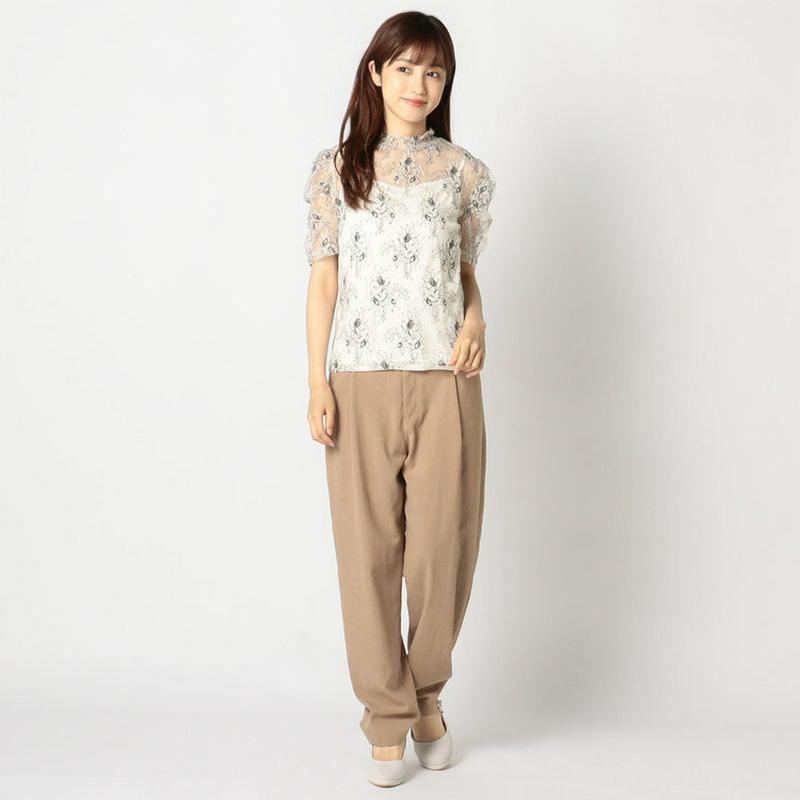 【WEB限定】繊細レースブラウス