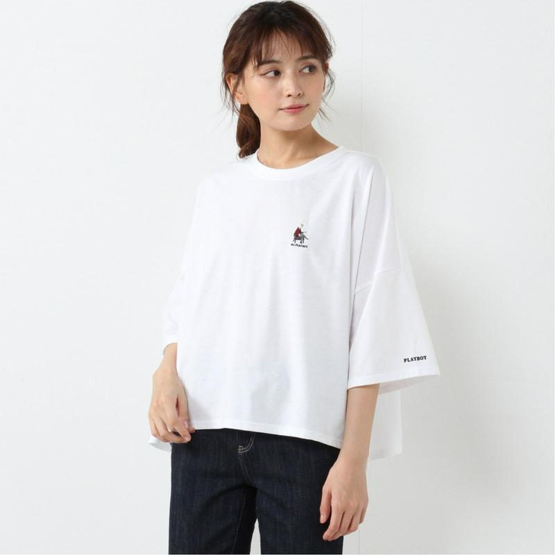 【ＰＬＡＹＢＯＹ】Ｍｒ．プレイボーイドロップＴシャツ（プレイボーイ/PLAYBOY）