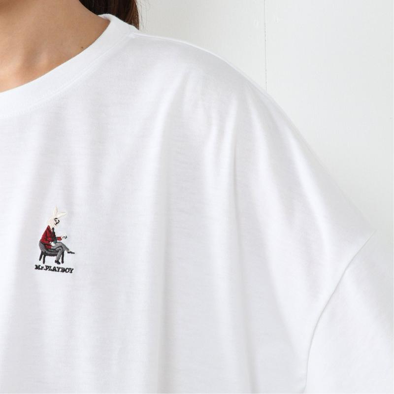 【ＰＬＡＹＢＯＹ】Ｍｒ．プレイボーイドロップＴシャツ（プレイボーイ/PLAYBOY）