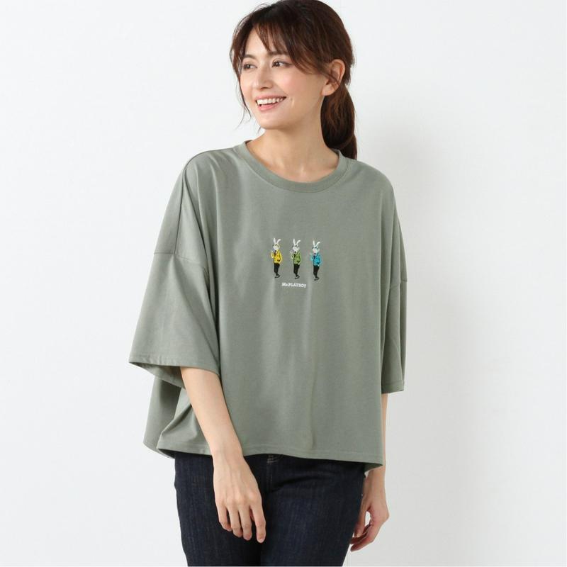 【ＰＬＡＹＢＯＹ】Ｍｒ．プレイボーイドロップＴシャツ（プレイボーイ/PLAYBOY）